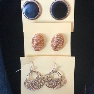 3 pair Earrings